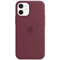Apple Case for iPhone 12 mini, back, silicone, Plum

