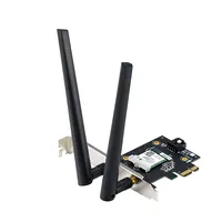 Asus Wi-Fi Adapter, Tri-Band, 6E Adapter Pce-Axe5400 802.11Ax 574/2402/2042 Mbit/S Mesh Support No Mu-Mimo mobile broadband