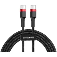 Baseus Cable Usb C - 1.0M Qc3.0 Pd2.0 with nylon armor Cafule red/black
