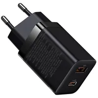Baseus charger Usb A  Type C Pd Qc3.0 30W Ccsupp-E02/Cccjg30Ue black