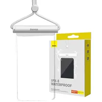 Baseus Waterproof phone case  Aquaglide with Cylindrical Slide Lock White
