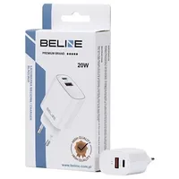 Beline Charger 20W Usb-C  Usb-A white
