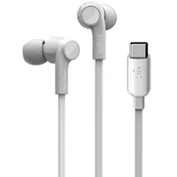 Belkin Rockstar Headphones Wired In-Ear Calls/Music Usb Type-C White
