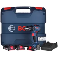 Bosch 18V 3X2.0Ah Gsr 18V-50 Drill/Driver  Carrying Case
