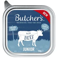 Butchers Original Junior Pate with beef - Wet dog food 150 g
