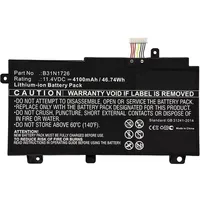 Coreparts Laptop Battery for Asus 44Wh  Li-Ion 11.4V 3900Mah Black,