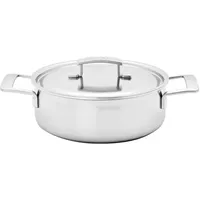 Demeyere Deep frying pan with 2 handles and lid  Industry 5 40850-879-0 - 24 Cm
