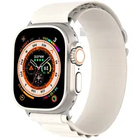Dux Ducis strap Gs nylon for Apple Watch 42 / 44 45 49 mm platinium