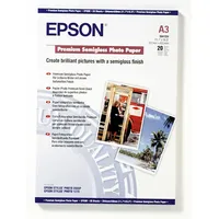 Epson Ph.paper Prem. Semiglos A3/ 20 sheets/ 251G/Sq
