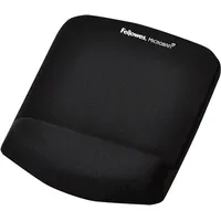 Fellowes Plushtouch mouse pad with wrist rest, black 9252003
