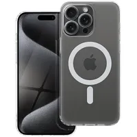 Frost Mag Cover case with camera protection compatible Magsafe for Iphone 15 Pro Max transparent