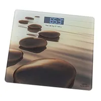 Gallet Personal scale Pierres beiges Galpep951 Maximum weight Capacity 150 kg Accuracy 100 g Photo with motive
