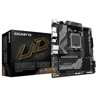 Gigabyte B650M Ds3H 1.0 M/B Processor family Amd socket Am5 Ddr5 Dimm Memory slots 4 Supported hard disk drive interfaces 	Sata, M.2 Number of Sata connectors Chipset B650 Micro Atx