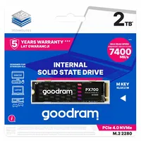 Goodram Ssd Px700 2Tb M.2 Pcie 2280 4X4 7400/6500Mb/S
