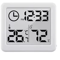 Greenblue Thermometer with clock function white Gb384W
