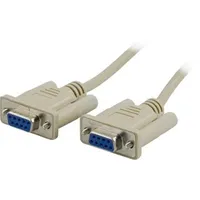 Intos Inline null modem cable, db9 female-db9 female 3.0M serial communication Between two machines Del-25A
