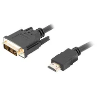 Lanberg HdmiM-Dvi-DM181 Cable 1.8M Black Single Link With Gold-Plated Connectors