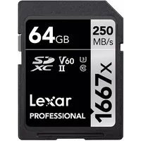 Lexar Professional 1667X 64Gb Sdxc Memory Card Lsd64Gcb1667
