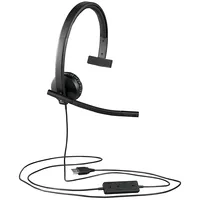 Logitech H570E Mono Wired Headset, with Noise-Cancelling Microphone