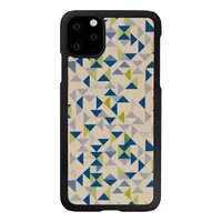Man And Wood Smartphone case iPhone 11 Pro Max blue triangle black