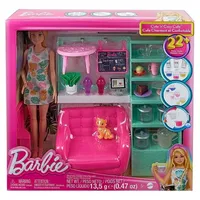 Mattel Barbie Relax in a café set  doll Hkt94 p3
