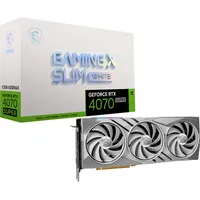 Msi Geforce Rtx 4070 Super 12G Gaming X Slim White graphics card, white White
