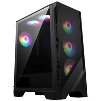 Msi Mag Forge 120A Airflow computer case Midi Tower Black, Transparent
