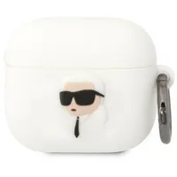 Original case Karl Lagerfeld Kla3Runikh for Apple Airpods 3 3D Sil Nft / white
