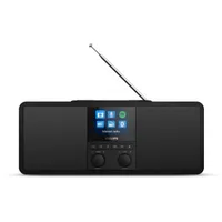 Philips Internet radio Tar8805/10 Spotify Connect, Dab radio, and Fm Bluetooth, 6W, wireless Qi charging, color display, built-in clock function, Ac powered