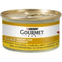 Purina Nestle Gourmet Gold - Savoury Cake with Chicken and Carrot 85G
