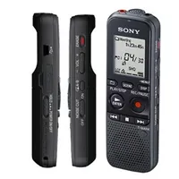Sony Digital Voice Recorder Icd-Px470 Stereo Mp3/L-Pcm Black Mp3 playback 59 Hrs 35 min