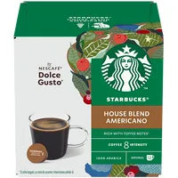 Starbucks Coffee capsules House Blend, for Dolce Gusto machines, 12 caps.
