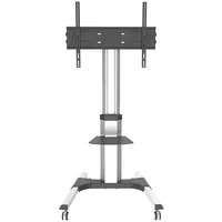 Techly Floor Stand Trolley Lcd/Led 50-92 inches, 70Kg, with shelf
