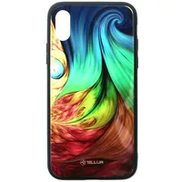 Tellur Cover Glass print for iPhone Xs mesmeric