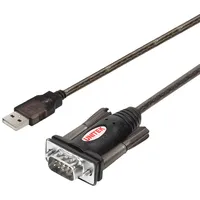 Unitek Y-105 cable interface/gender adapter Usb v. 1.1. Rs232 Black
