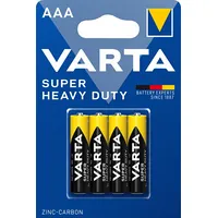 Varta Super Heavy Duty Batterie Micro Aaa R03 4Er Blister
