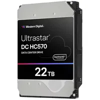 Western Digital Ultrastar Hdd Sata 22Tb 7200Rpm 6Gb/S/512Mb Dc Hc570 0F48155 Wd