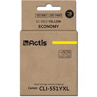 Actis ink cartridge for Canon Cli-551Y With chip

