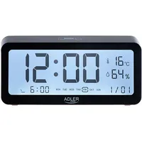 Adler Ad 1195B alarm clock with temperature