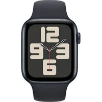 Apple Watch Se Gps 44Mm Midnight Aluminium Case with Sport Band - S/M