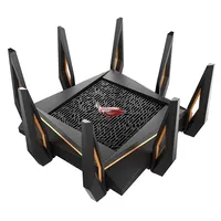 Asus Gt-Ax11000 Tri-Band Wifi Gaming Router Rog Rapture 802.11Ax 48041148 Mbit/S 10/100/1000 Ethernet Lan Rj-45 ports 4 Mesh Support Yes Mu-Mimo No mobile broadband Antenna type 8Xexterna