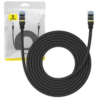 Baseus Braided network cable cat.7  Ethernet Rj45, 10Gbps, 5M Black

