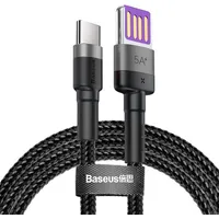 Baseus Cafule Usb-C Cable Huawei Supercharge, Qc 3.0, 5A 1M BlackGray

