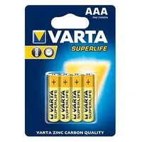 Battery Varta Superlife R03 Micro Aaa 4 St.