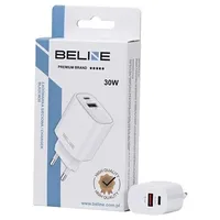 Beline Charger 30W Usb-C  Usb-A, white

