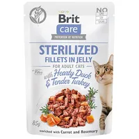 Brit Care Cat Fillets In Jelly Sterilized Duck And Turkey 85G
