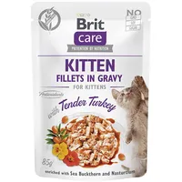 Brit Care Cat Kitten Tender Turkey Pouch 85G
