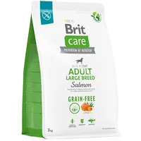 Brit Dry food for adult dogs, large breeds -  Care Grain-Free Adult Salmon- 3 kg
