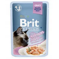 Brit Premium Cat Gravy Sterilised Fillets Salmon 85G
