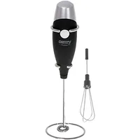Camry Cr 4501B Milk frother with whisk attachment and a stand